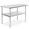 GRIDMANN Stainless Steel Work Table, NSF Commercial Kitchen Prep Table with Under Shelf for Restaurant and Home